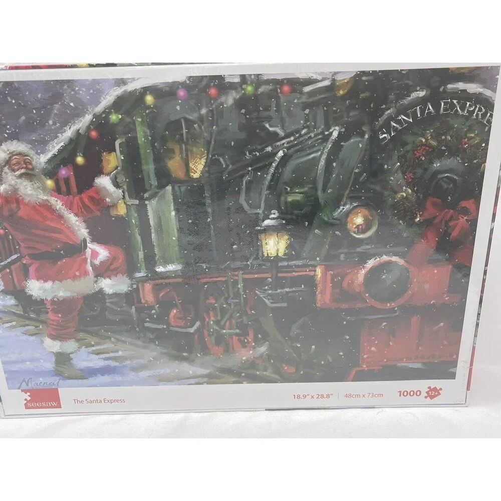 Seesaw 1000 Piece Christmas Jigsaw Puzzle The Santa Express 18.9